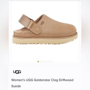 Brand New never worn UGGS : Women's UGG Goldenstar Clog Driftwood Suede SIZE 9